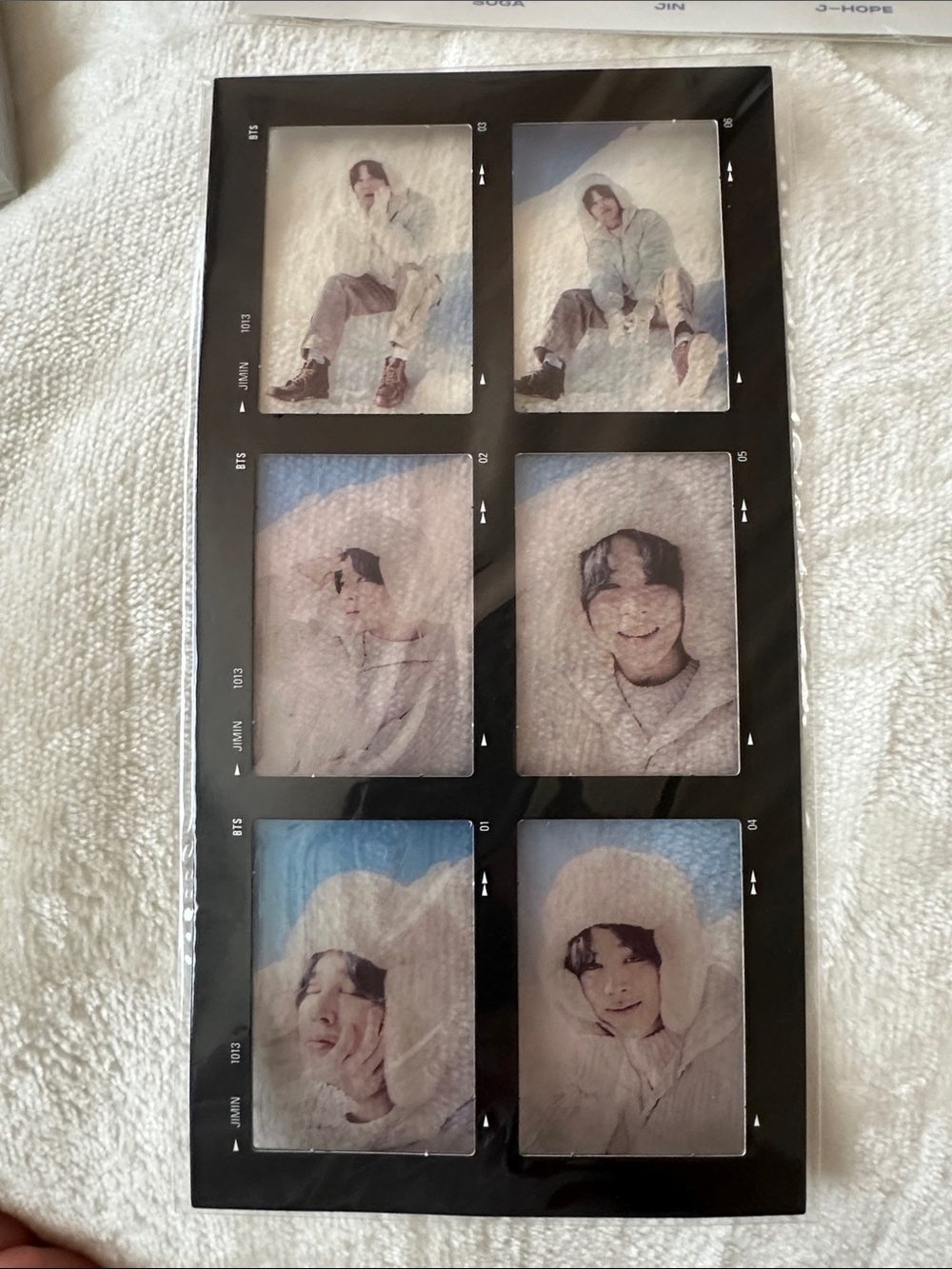 BTS 2021 Winter Package Purple Pouch with Photo Set | Taehyung | Jimin - Picture 2 of 13